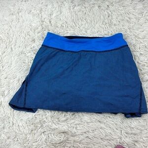 Lululemon Run: Pace Setter Skirt (tall) Cornflower / Black / Cornflower